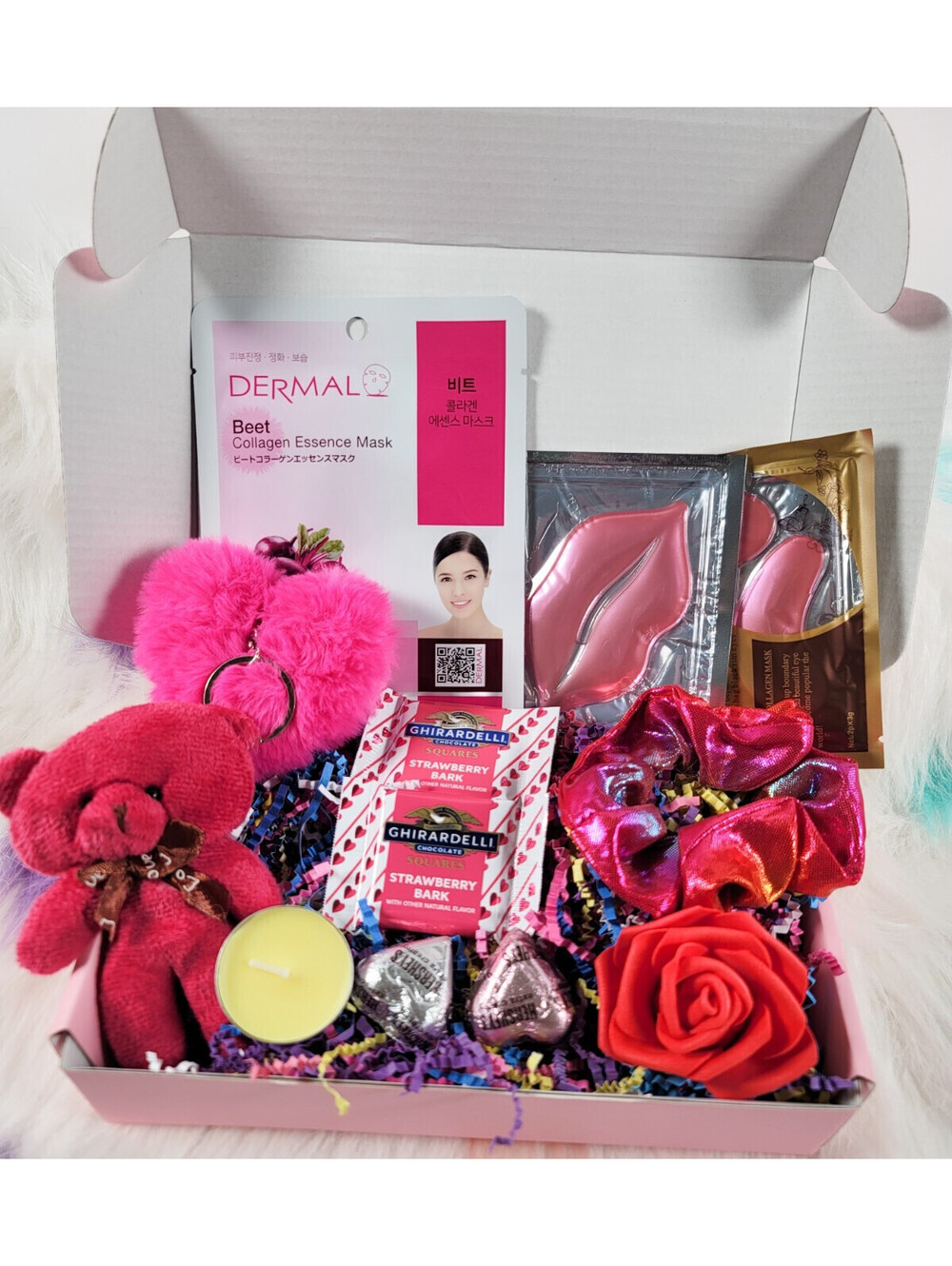 Valentines Day Gift Basket for Women Teens - Self-Care & Sk-